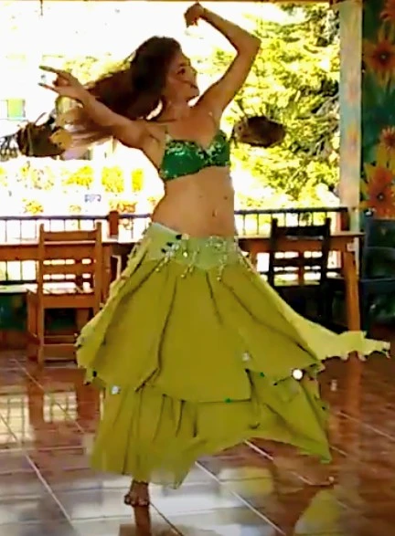 2 piece Belly Dance Costume plus Headband - photo 4