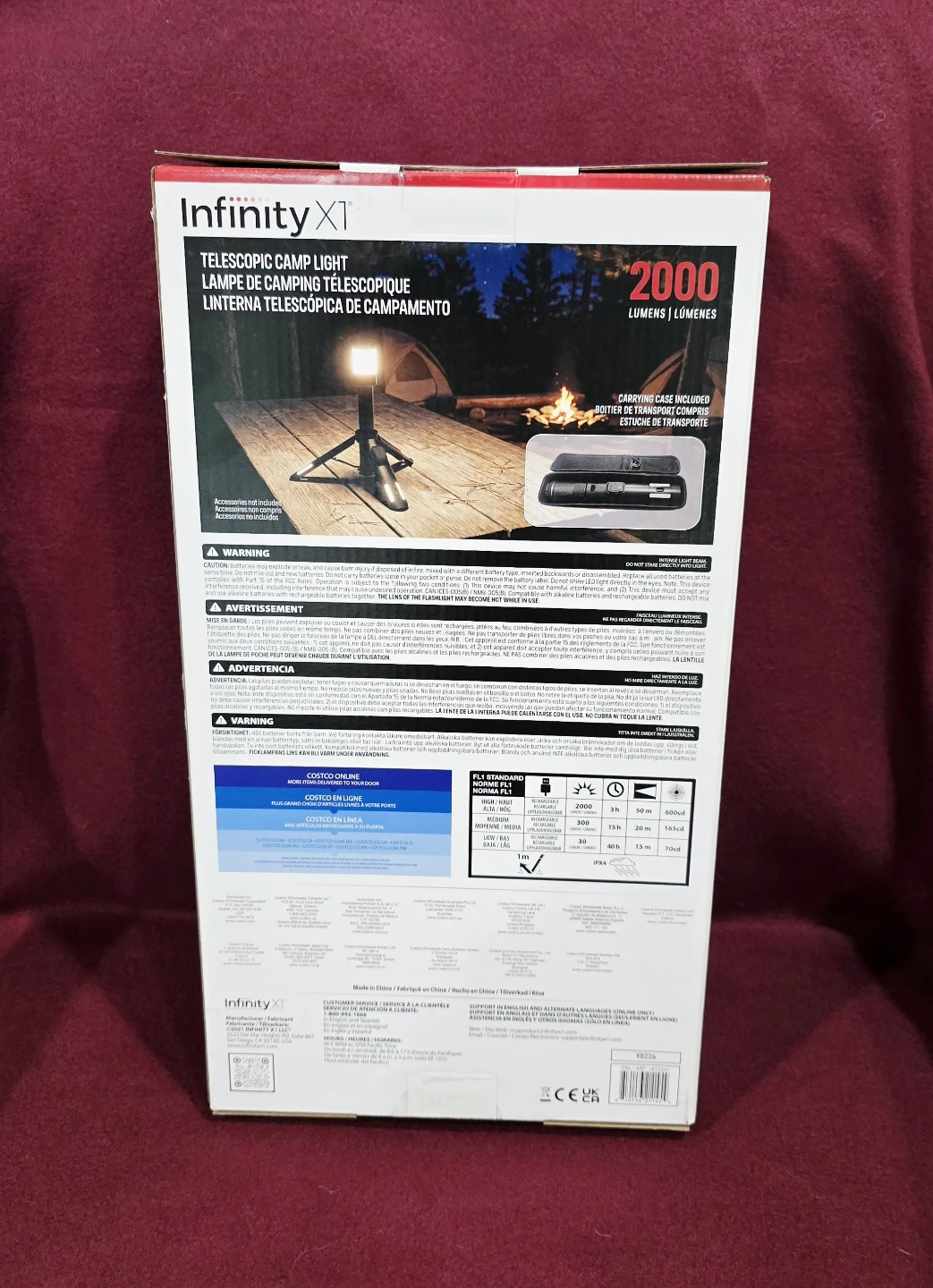 Infinity XT Telescopic Camp Light - NEW! - photo 3