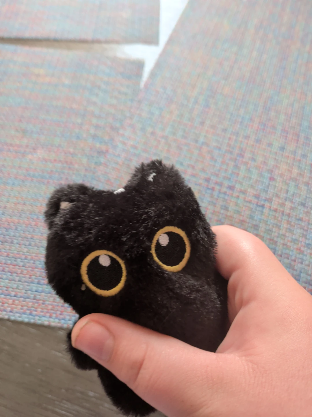 Black Plush Stuffed Toy - photo 3