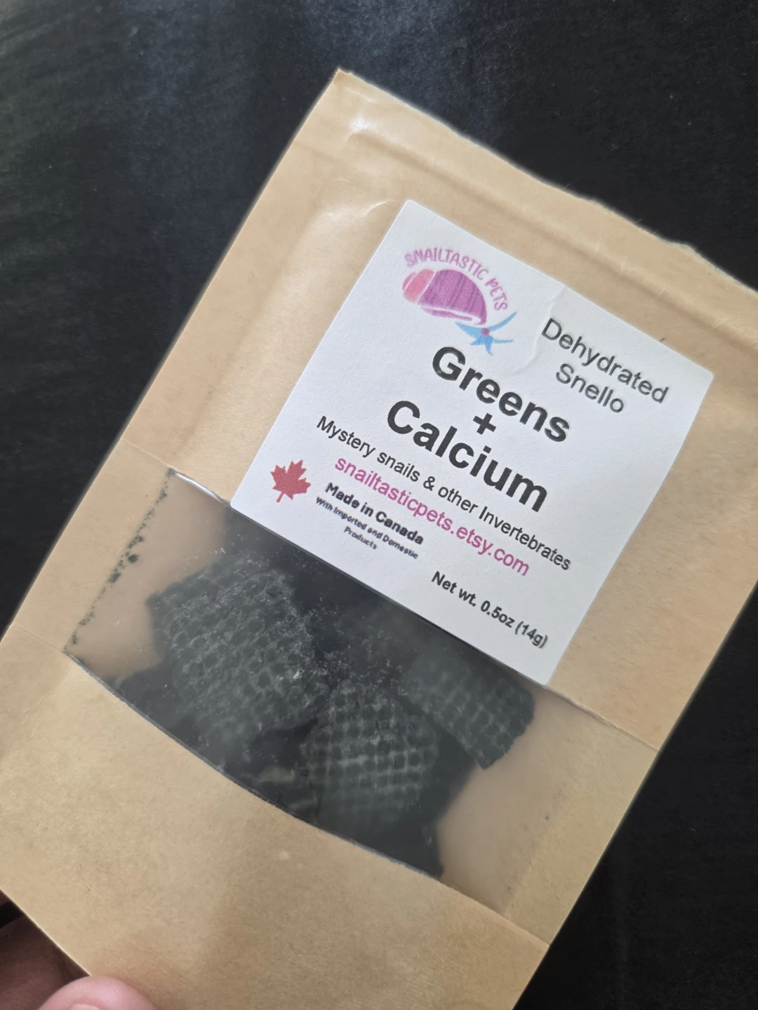 Snailtastic Pets Dehydrated Greens + Calcium