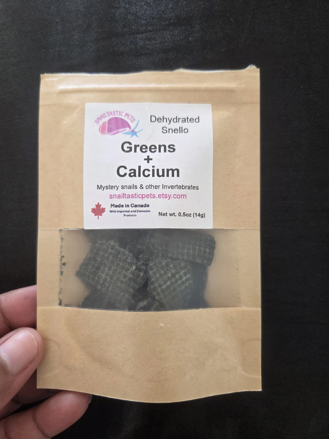 Snailtastic Pets Dehydrated Greens + Calcium - photo 3