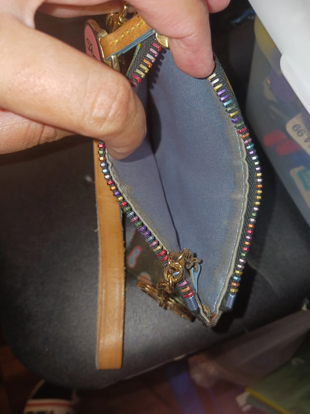 Dooney & Bourke Heart Print Wristlet - photo 2