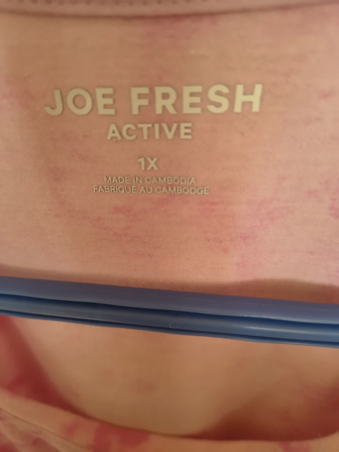 Joe Fresh Active Pink Tie-Dye Long Sleeve Shirt 1X - photo 2