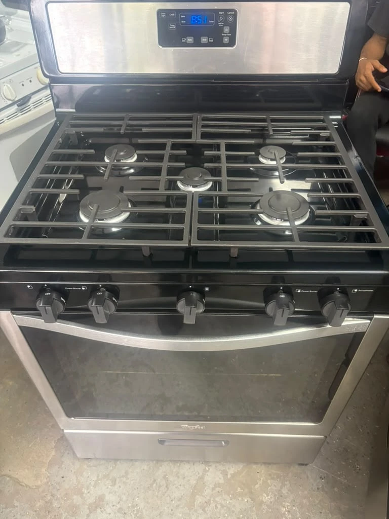 Whirlpool Gas Range Stove 5 Burners