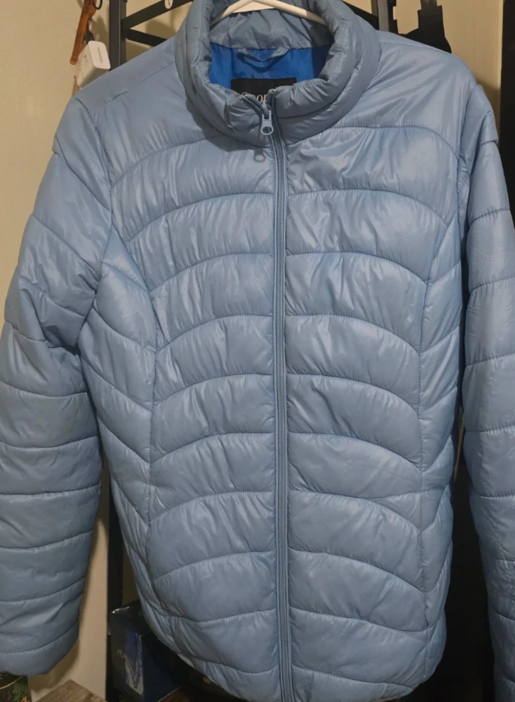 George Puffer Jacket - Light Blue - photo 2