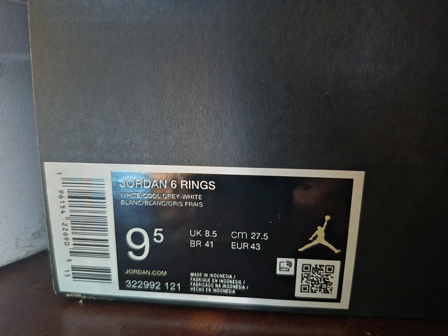 Jordan 6 Rings White Grey - photo 2