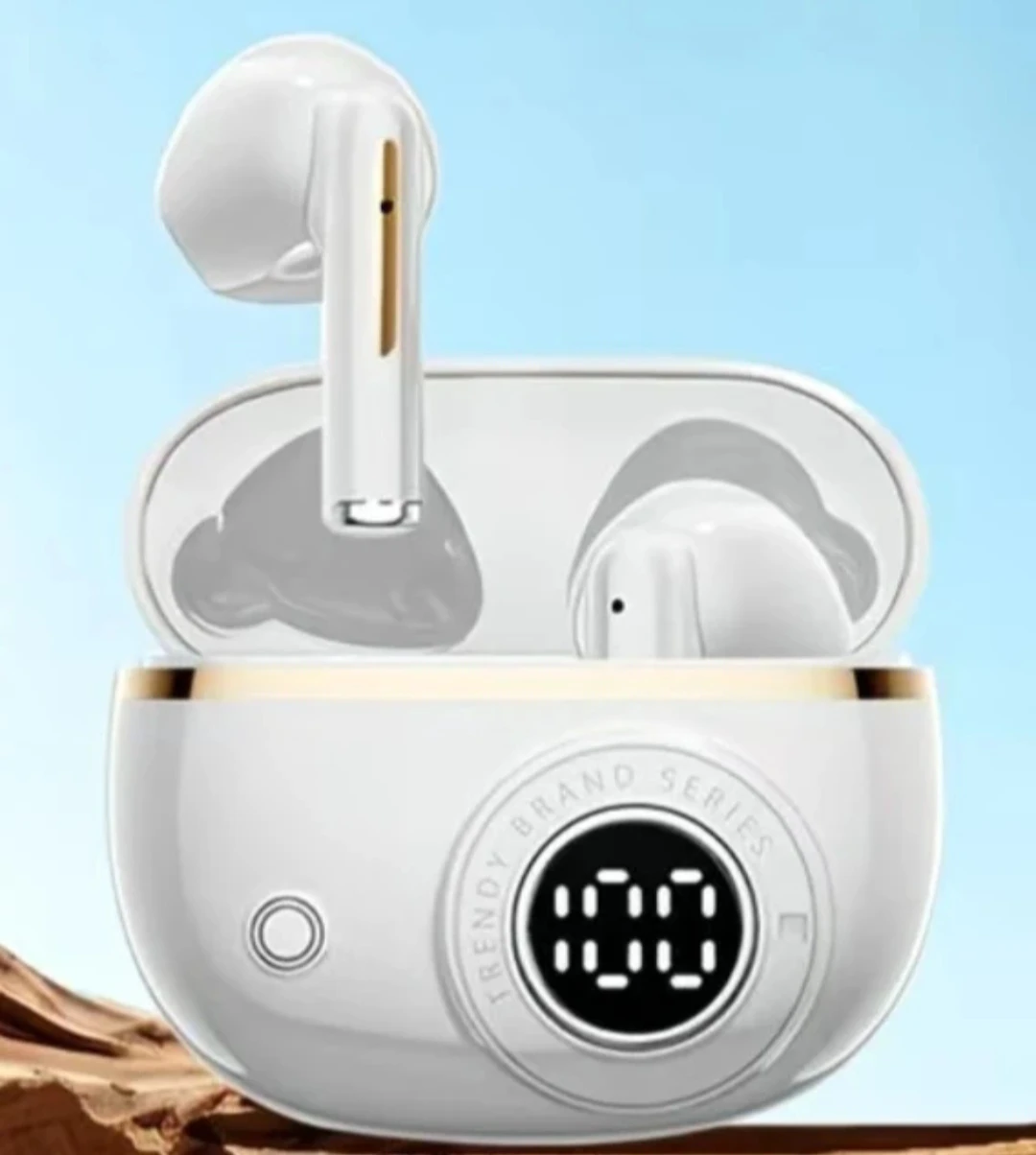 White Wireless Earbuds