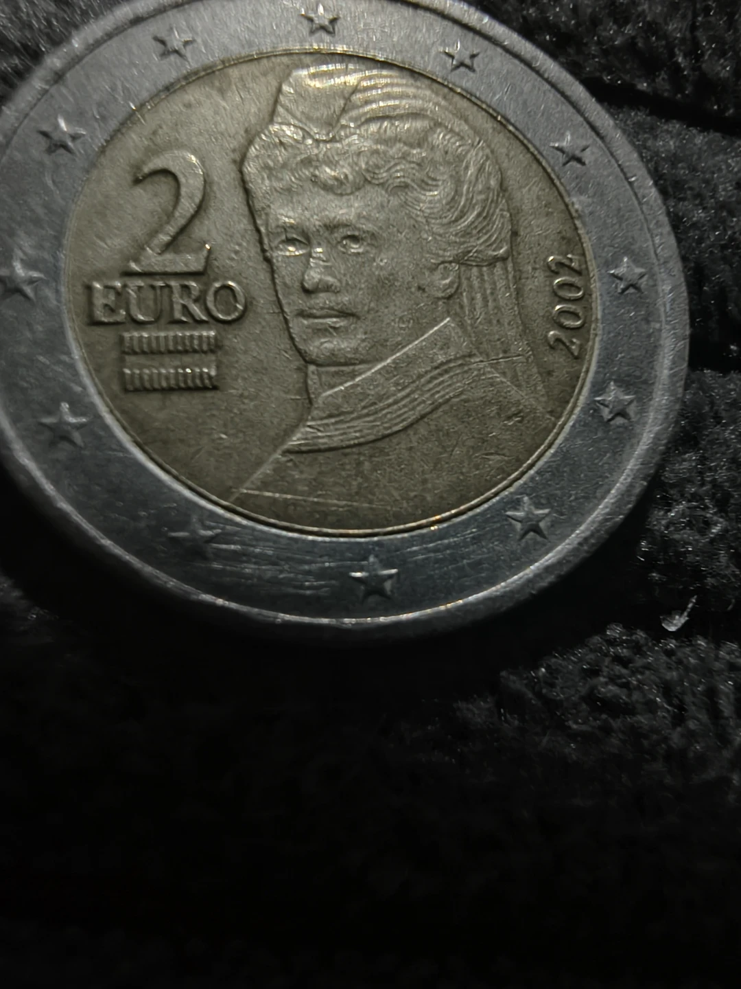 2 Euro Coin 2002austria with errors - photo 2