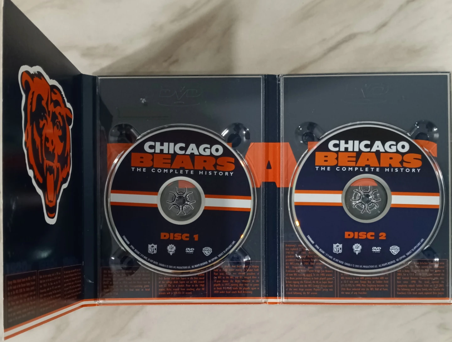 Chicago Bears: The Complete History (2-Disc DVD Set) - photo 3