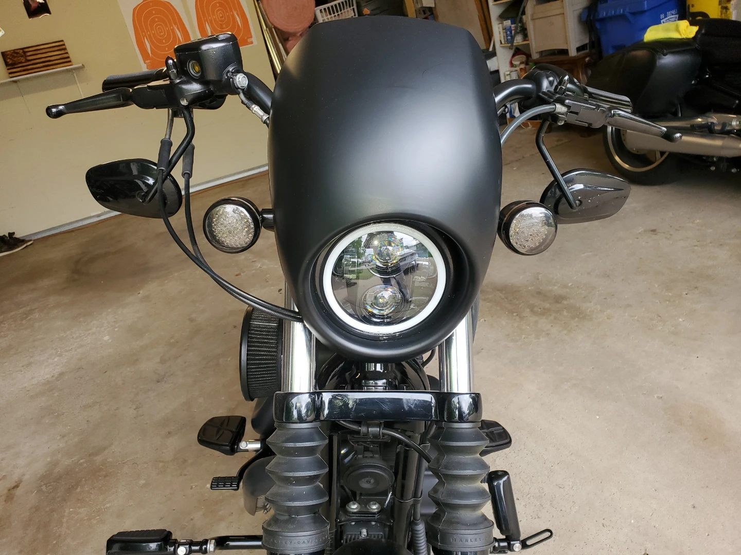 Matte Black Harley-Davidson Sportster883 Motorcycle - photo 3