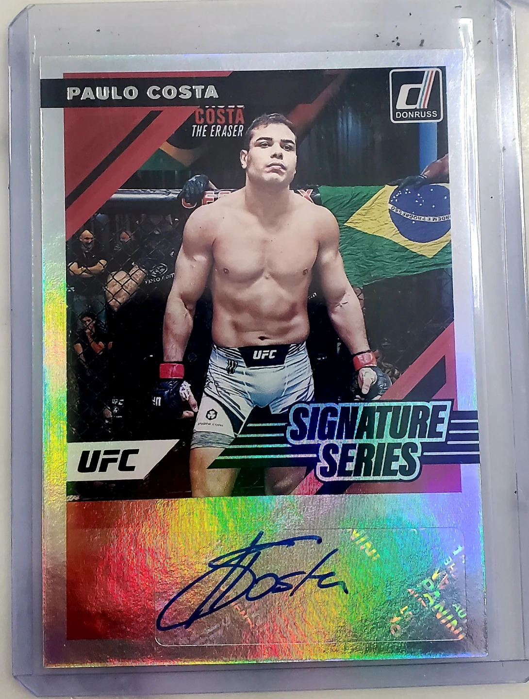 UFC Paulo Costa autograph card