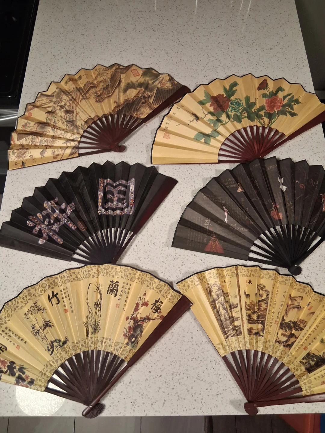 6 larger fans