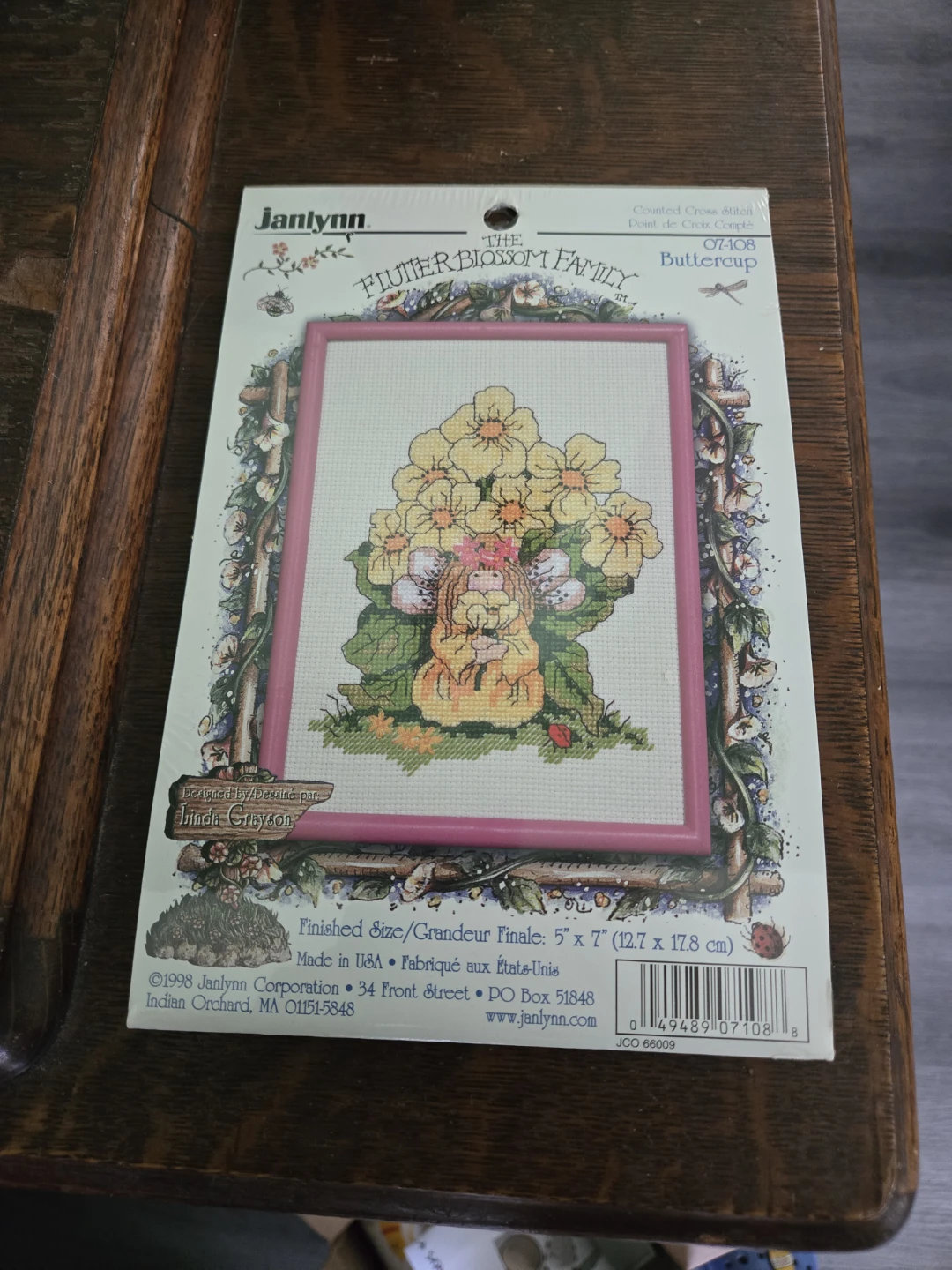 Jaclyn Flutter Blossom Family Counted Cross Stitch