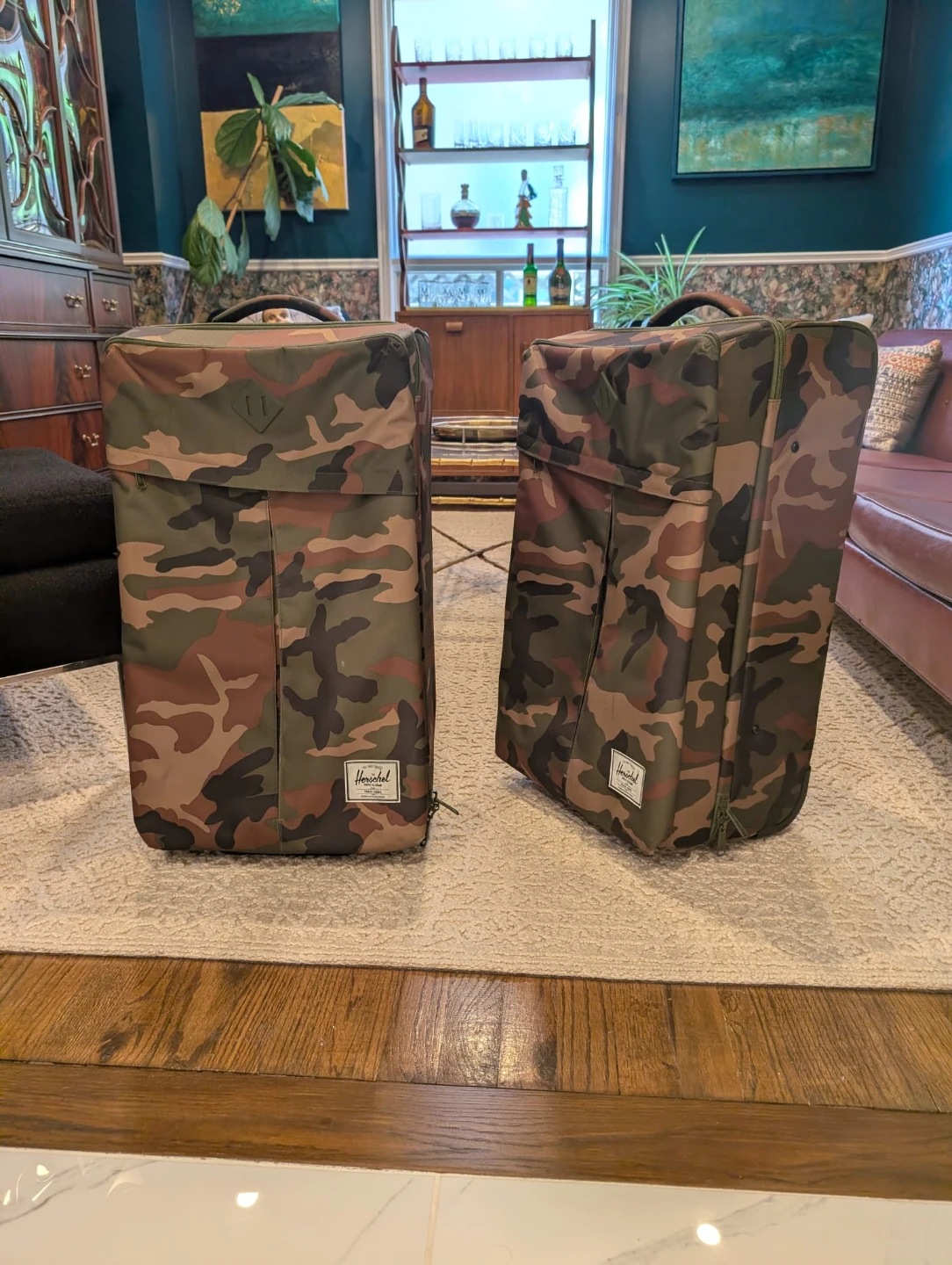 Herschel Supply Co. Camo Suitcases - 2 available
