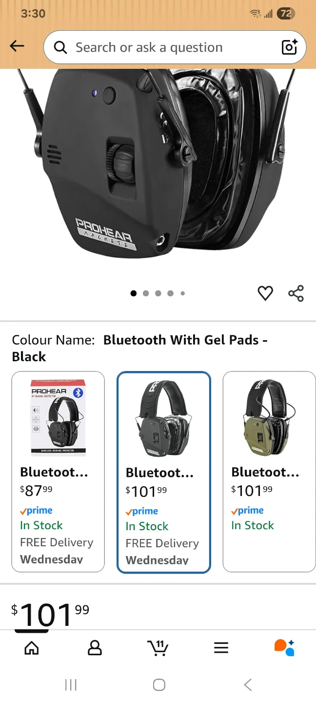 PROHEAR BT Hearing Protector Wireless Earmuffs