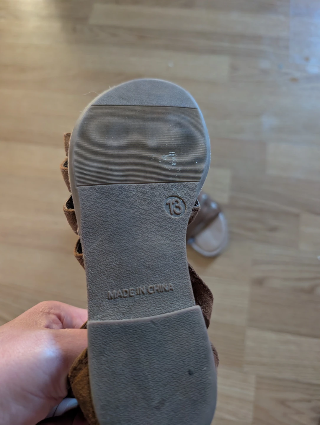 GAP Kids Brown Gladiator Sandals Size 13 - photo 3