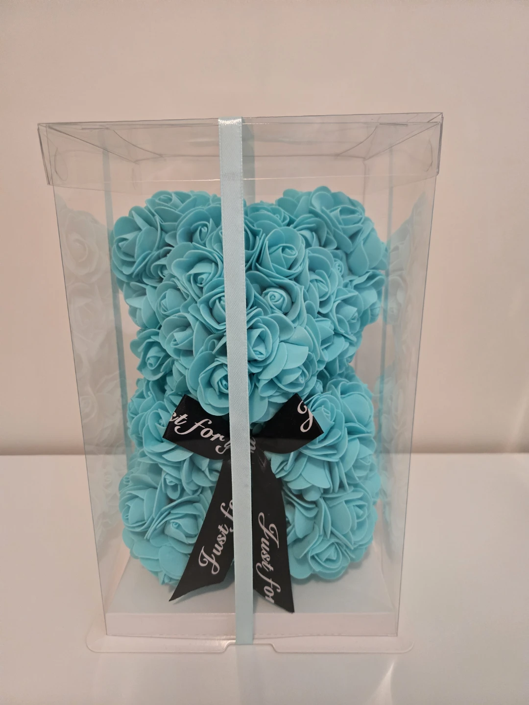 Rose Bear - Blue, Blue & White