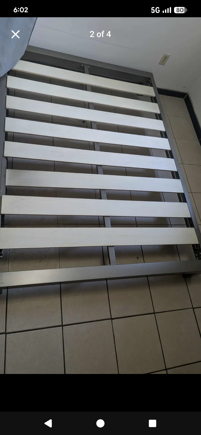 Metal Bed Frame with Slats - photo 3