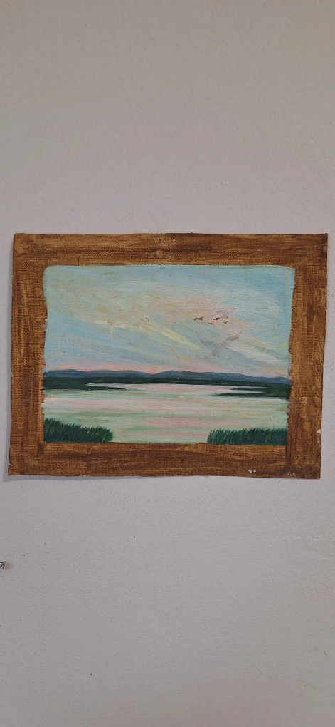 Vintage Landscape Oil Painting