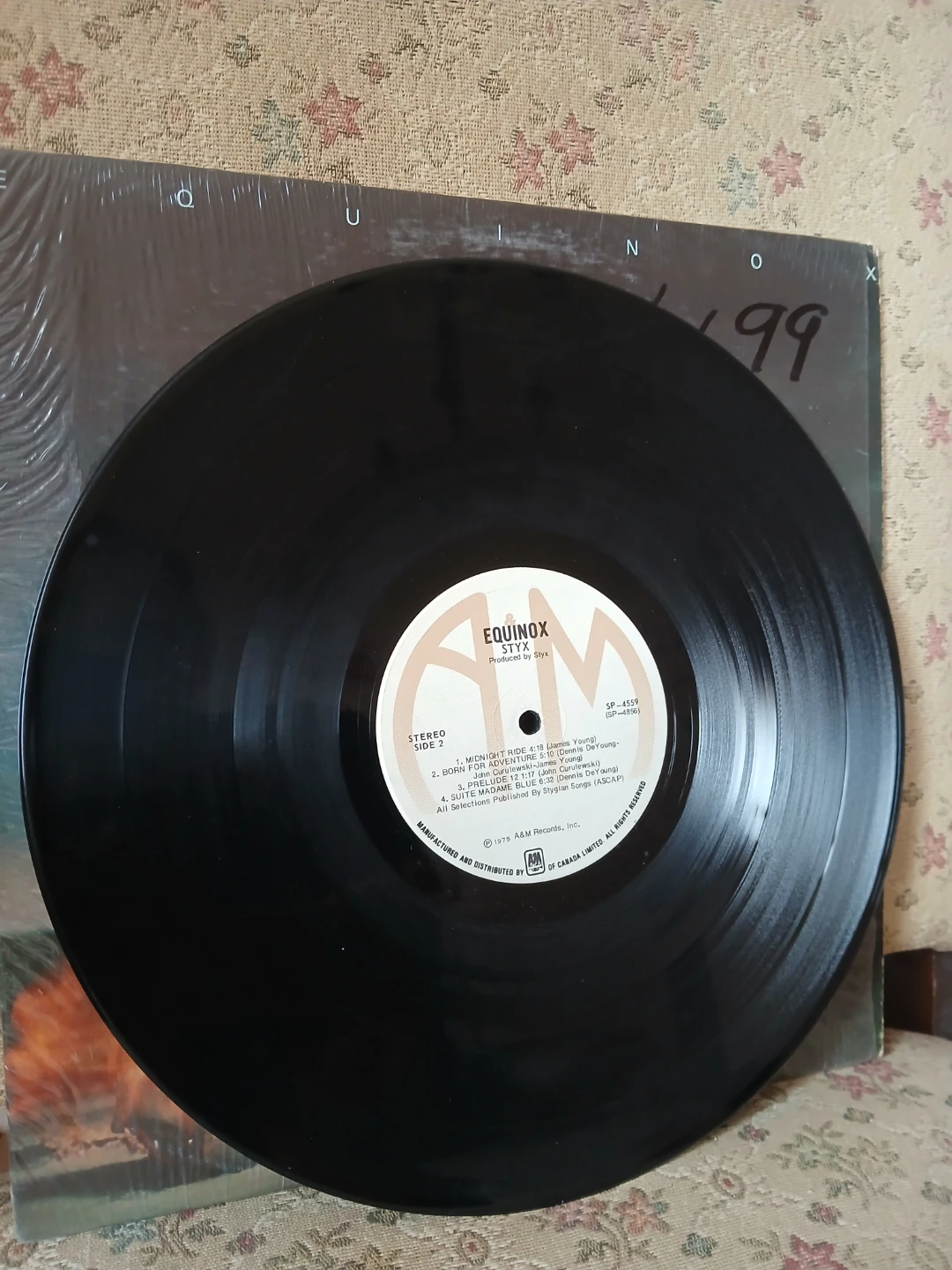 Styx Equinox Vinyl Record - photo 2