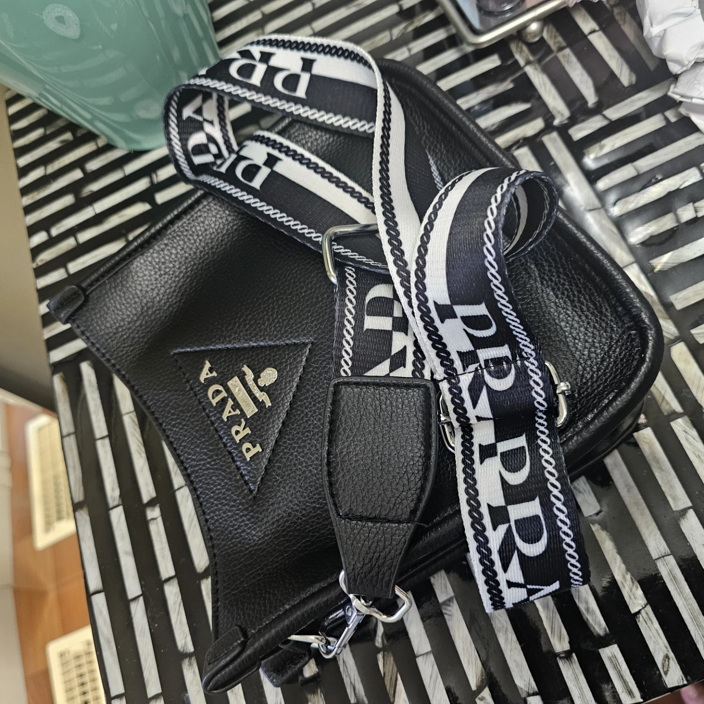 PRADA Black Leather Shoulder Bag - photo 2