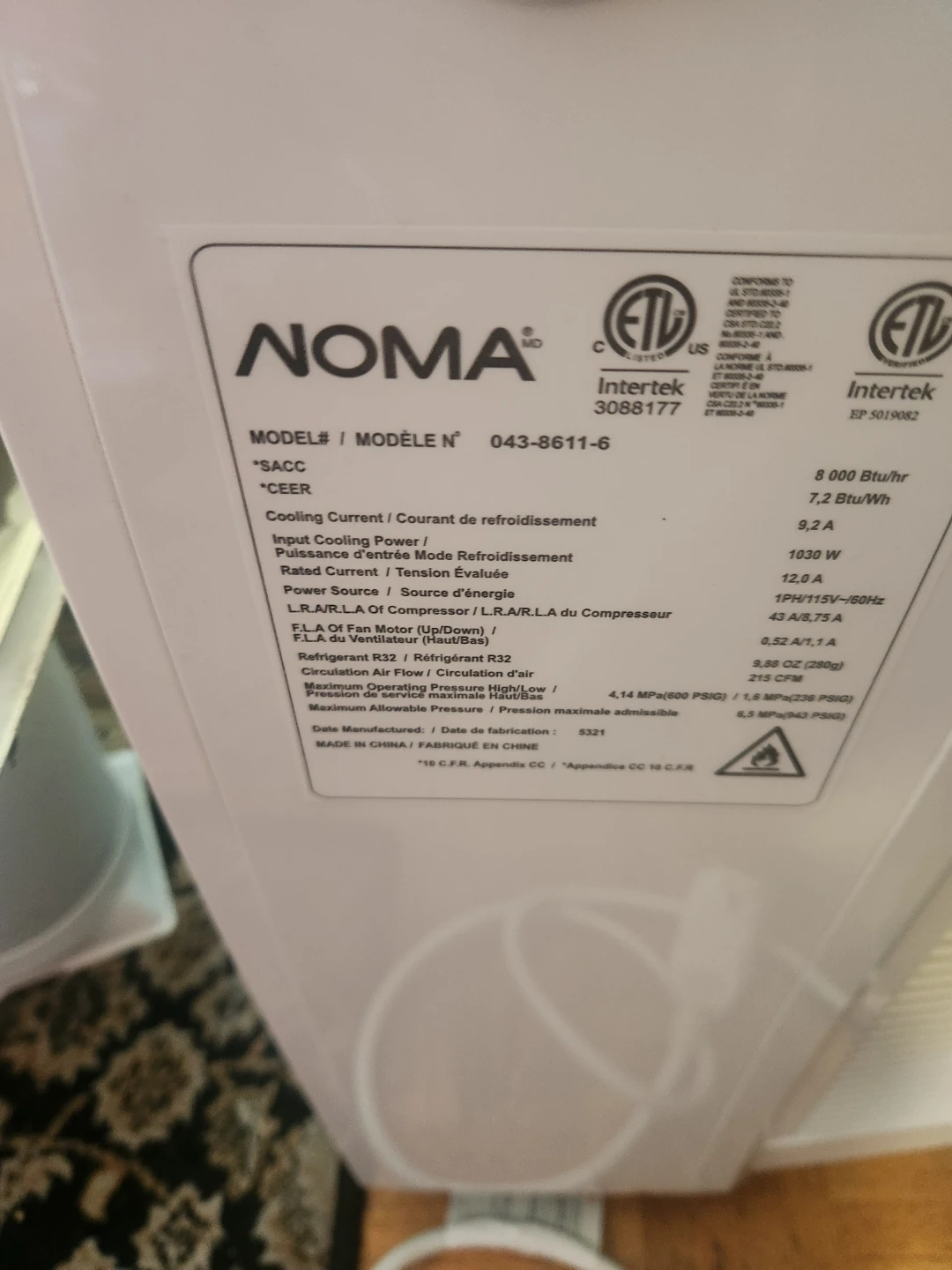 Portable air conditioner - photo 5