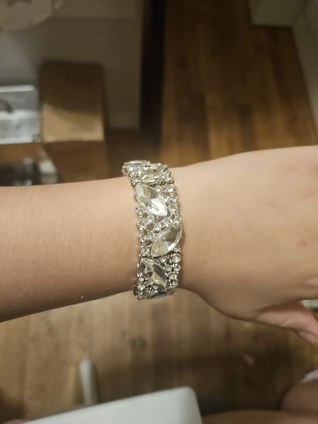 Rhinestone Stretch Bracelet - photo 2