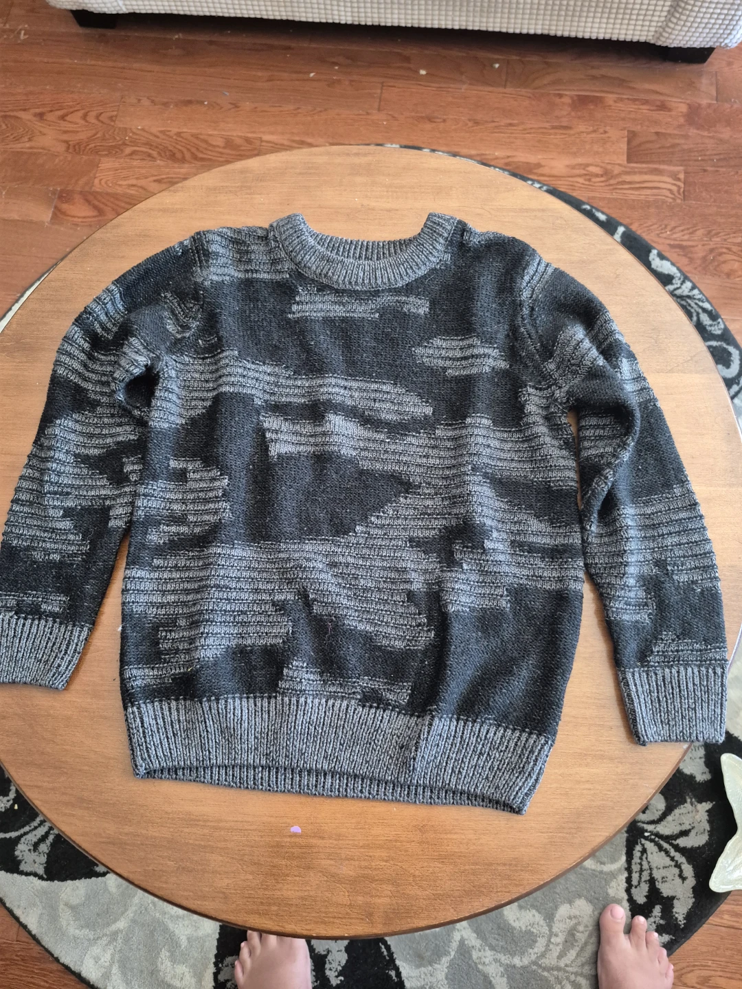George Boys Camo Sweater