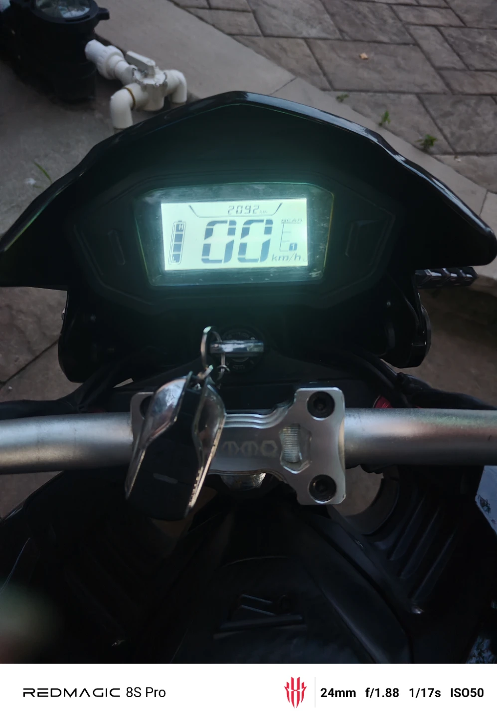 Black Emmo Electric Motorcycle