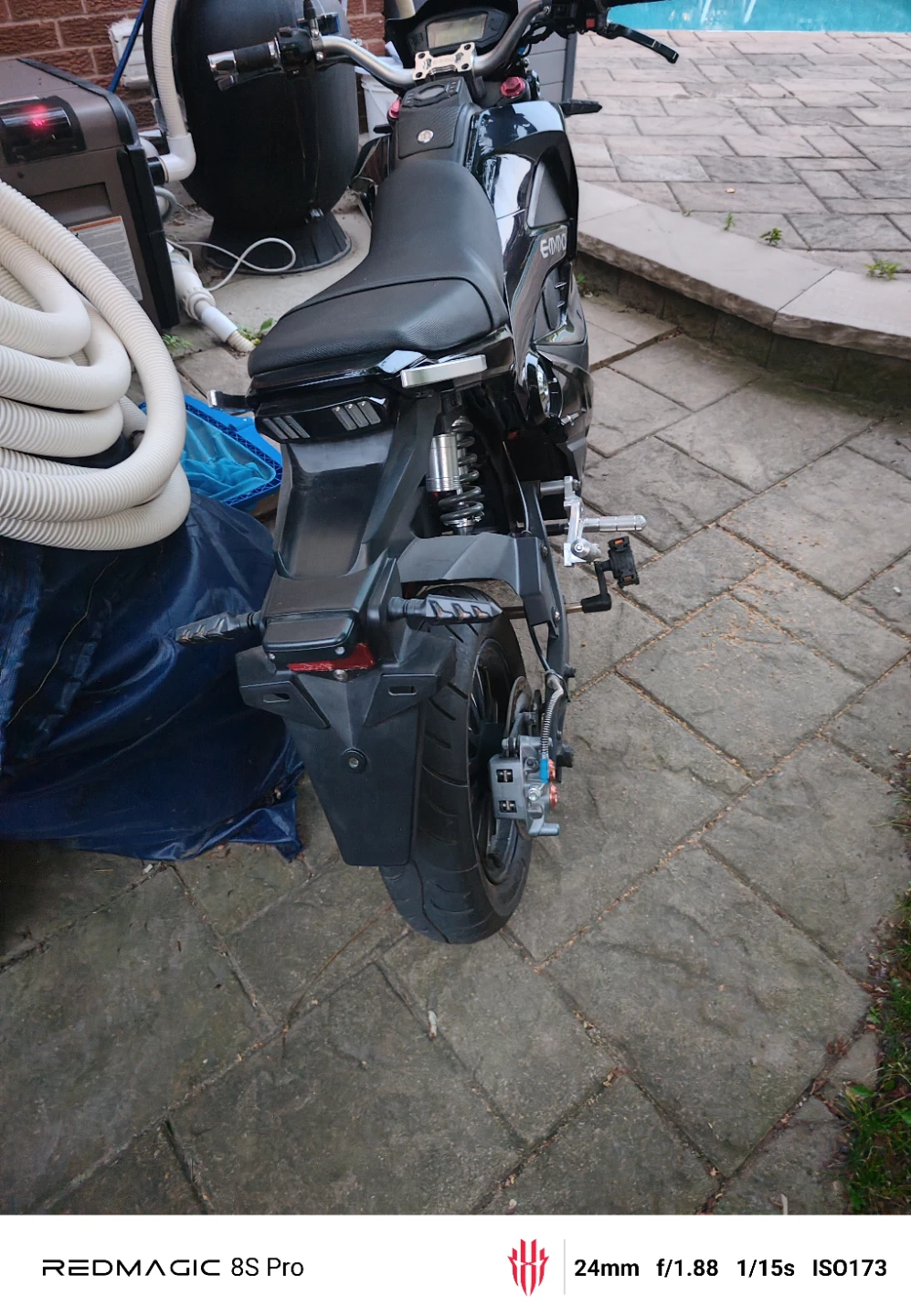 Black Emmo Electric Motorcycle - photo 2