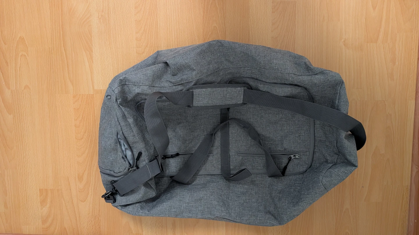 Brand New Grey Duffel Bag