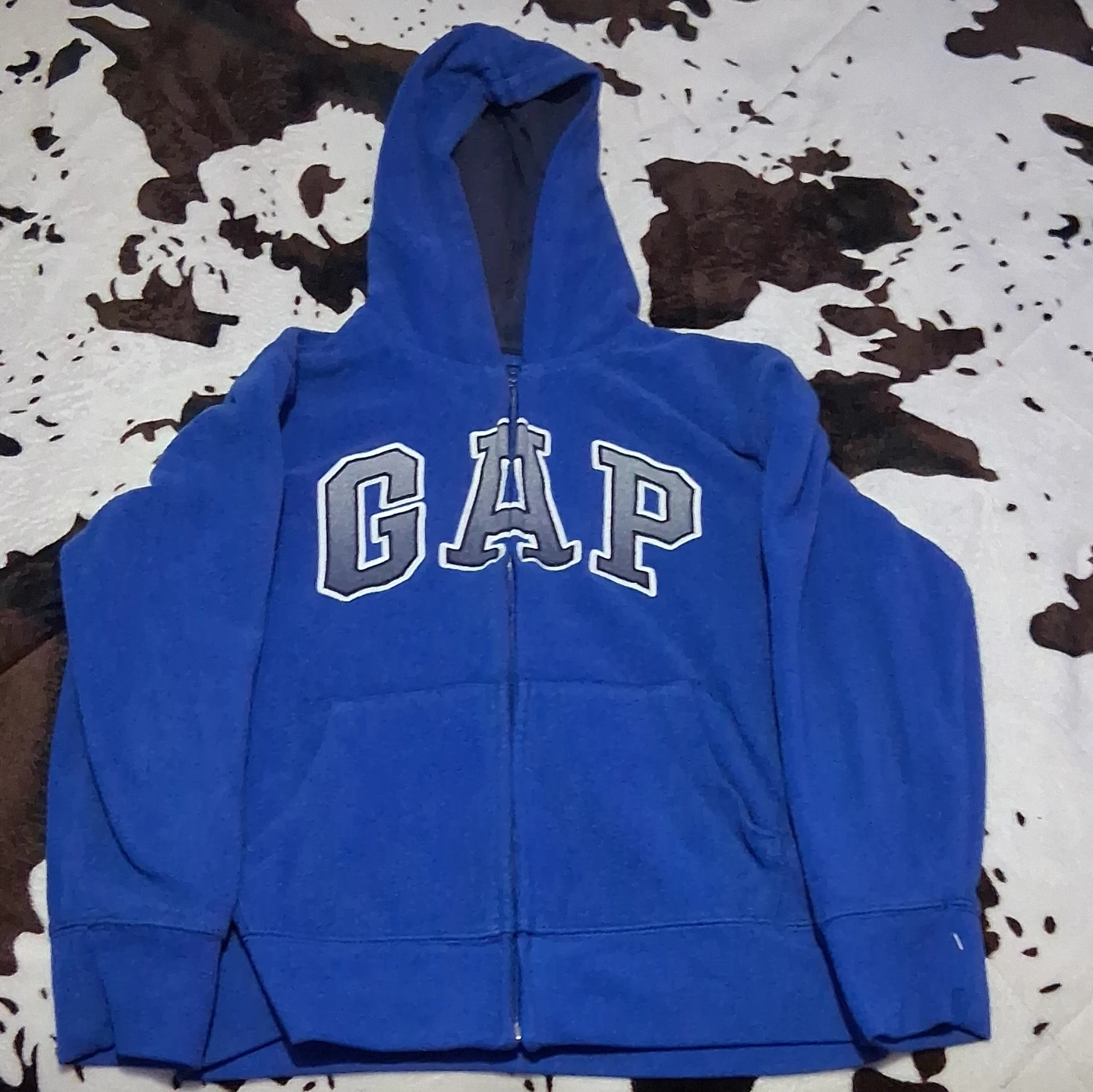 GAP Kids Blue Zip-Up Hoodie - photo 4