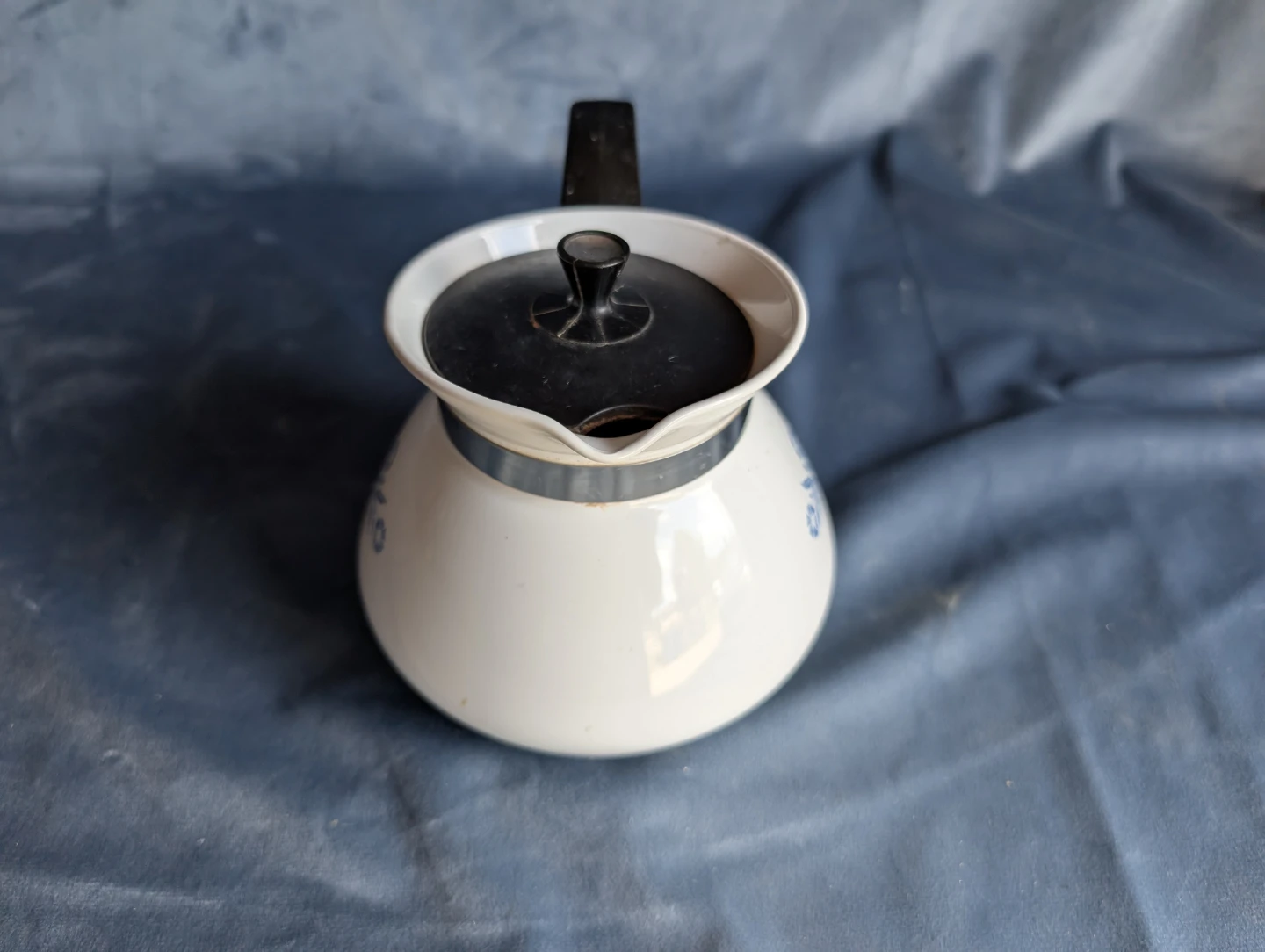 Corning Ware Blue Cornflower 6 cup tea Pot - photo 2
