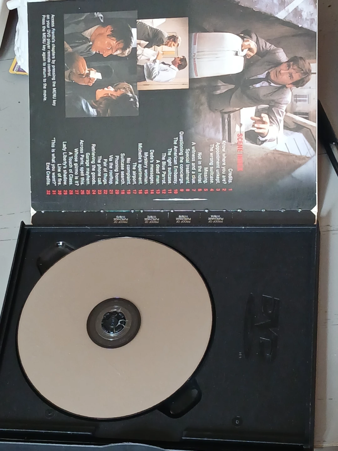 Frantic DVD starring Harrison Ford - photo 2