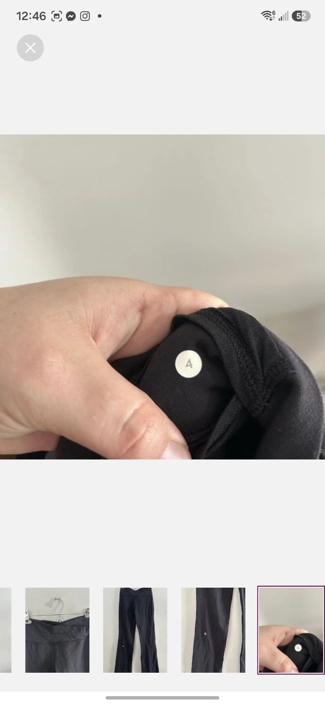 Lululemon Black Yoga Pants Size 4 - photo 5