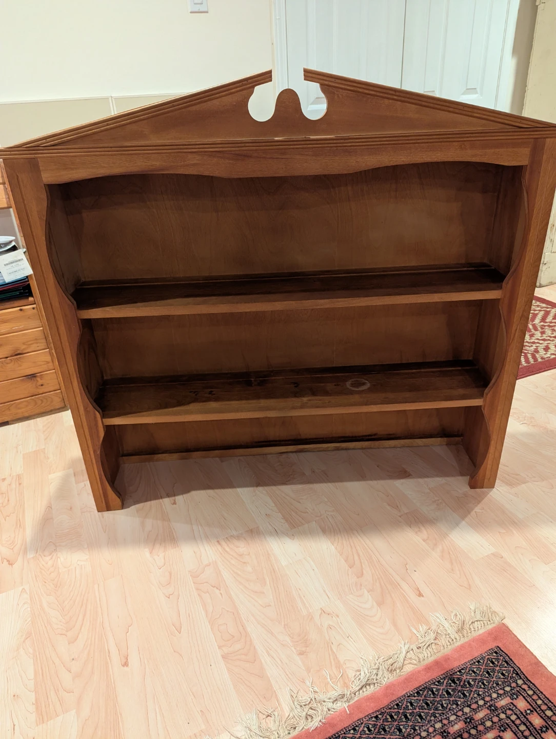 Wooden Hutch with Cabinet and Drawers - photo 4