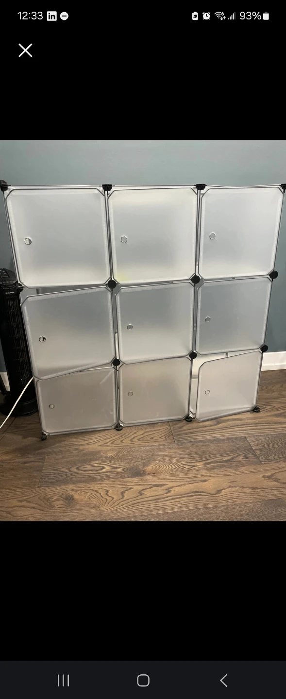 Modular Storage 9 Cubes Organizer