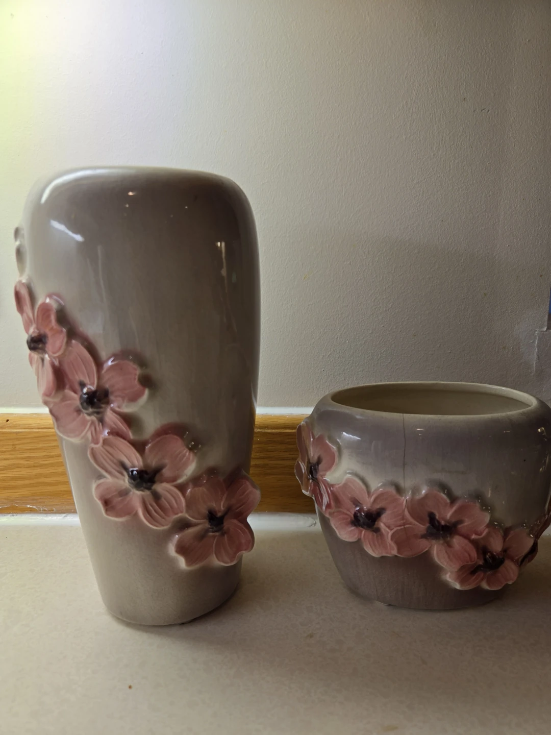 Royal Copley Dogwood Ceramic Set