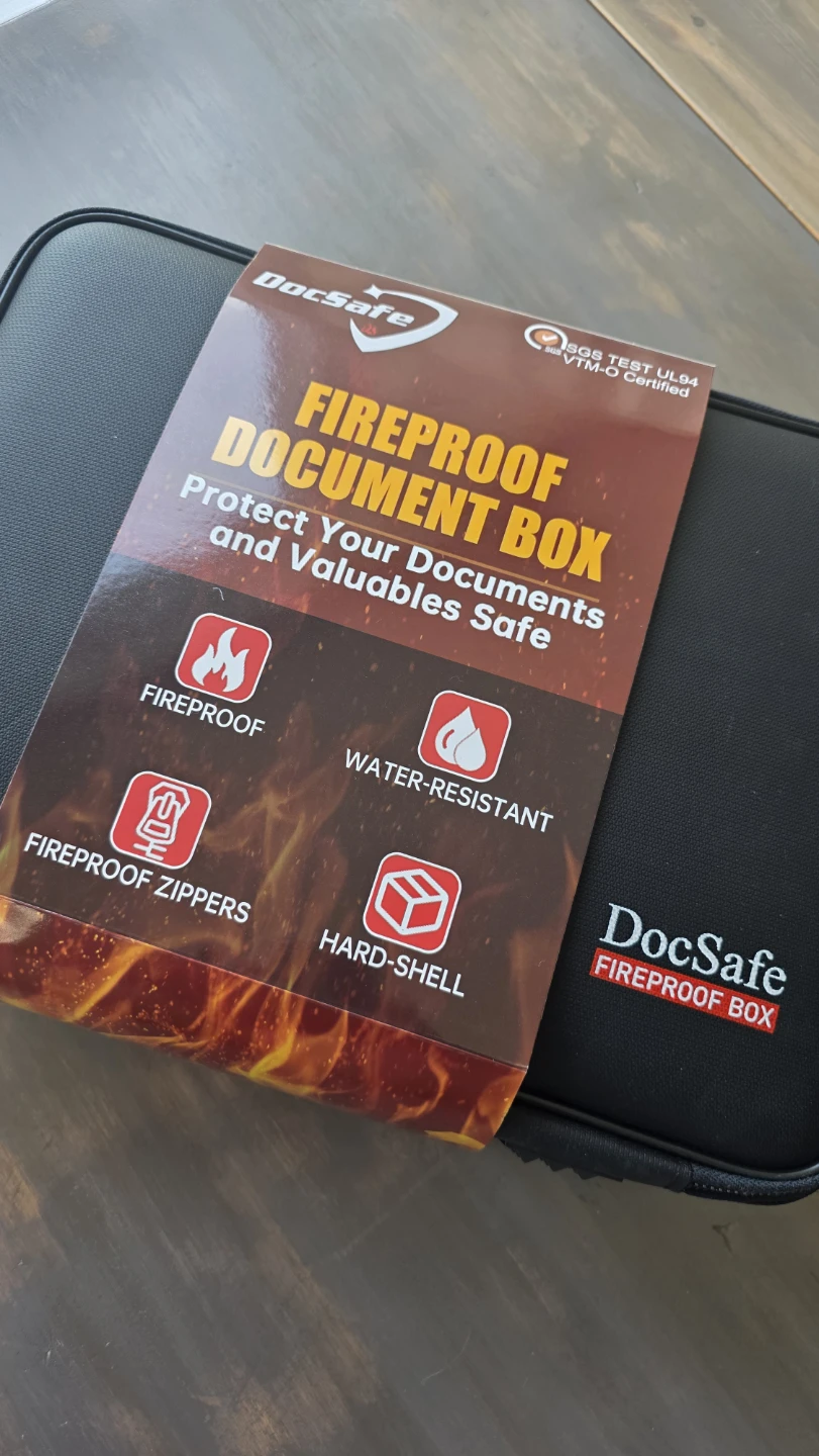 Fireproof Document Storage Case (New)