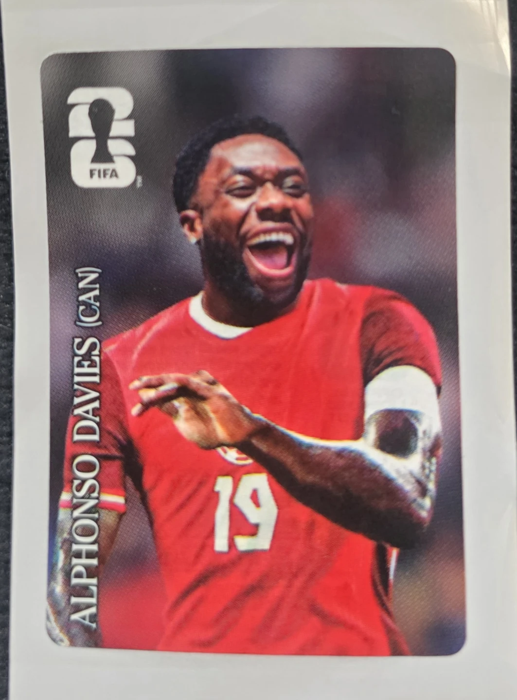 Alphonso Davies FIFA World Cup Panini Sticker