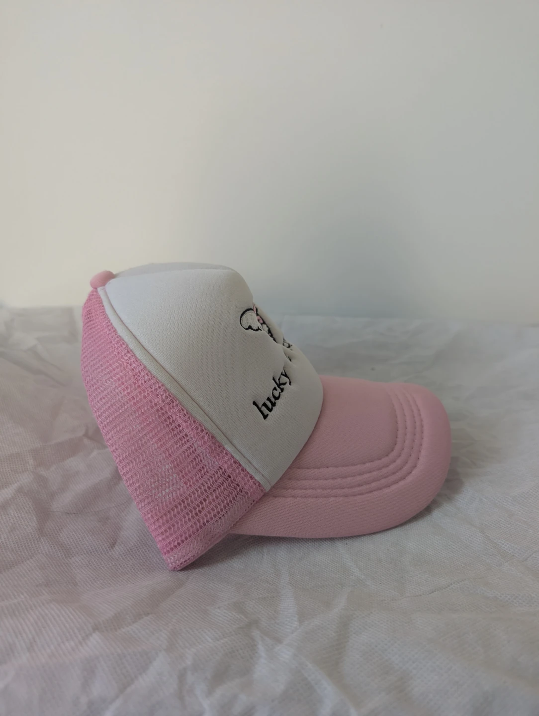 Pink and White Hello Kitty Trucker Hat - photo 4