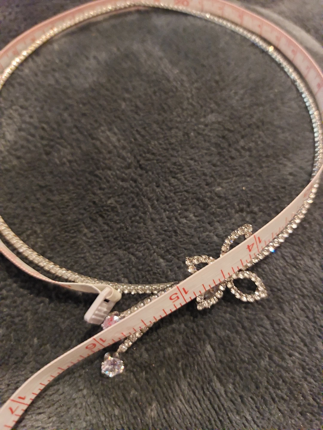 Sparkly Choker Necklace with Butterfly Design - photo 3