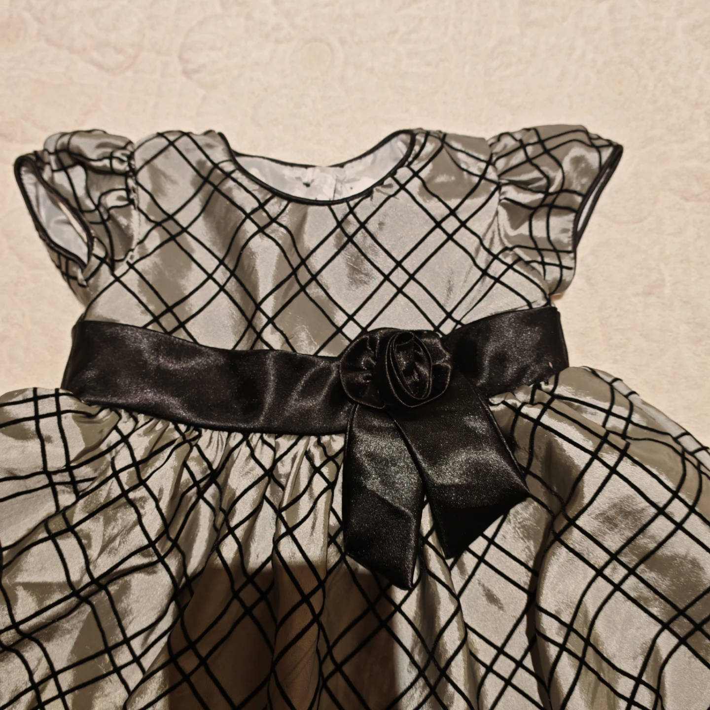 Baby Girl Dress with Bow Detail - photo 5