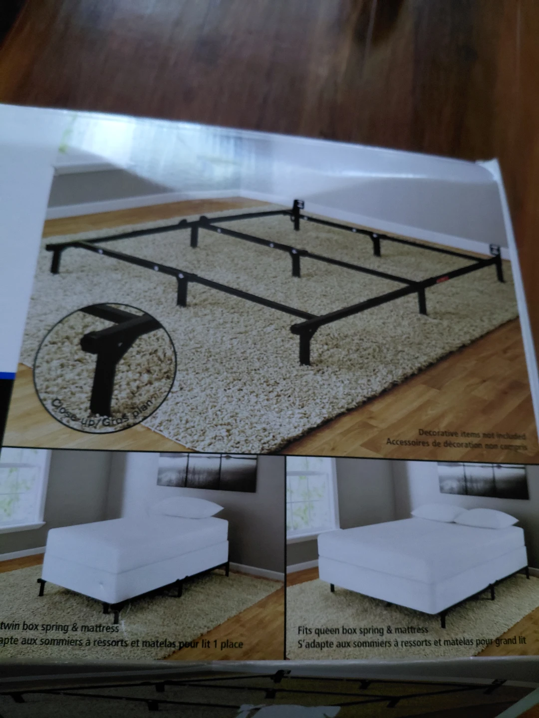 Adjustable Metal Bed Frame - photo 2