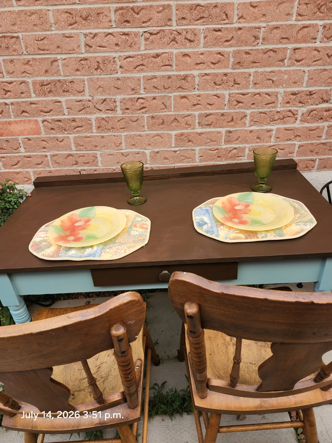 Antique breakfast table/island - photo 2