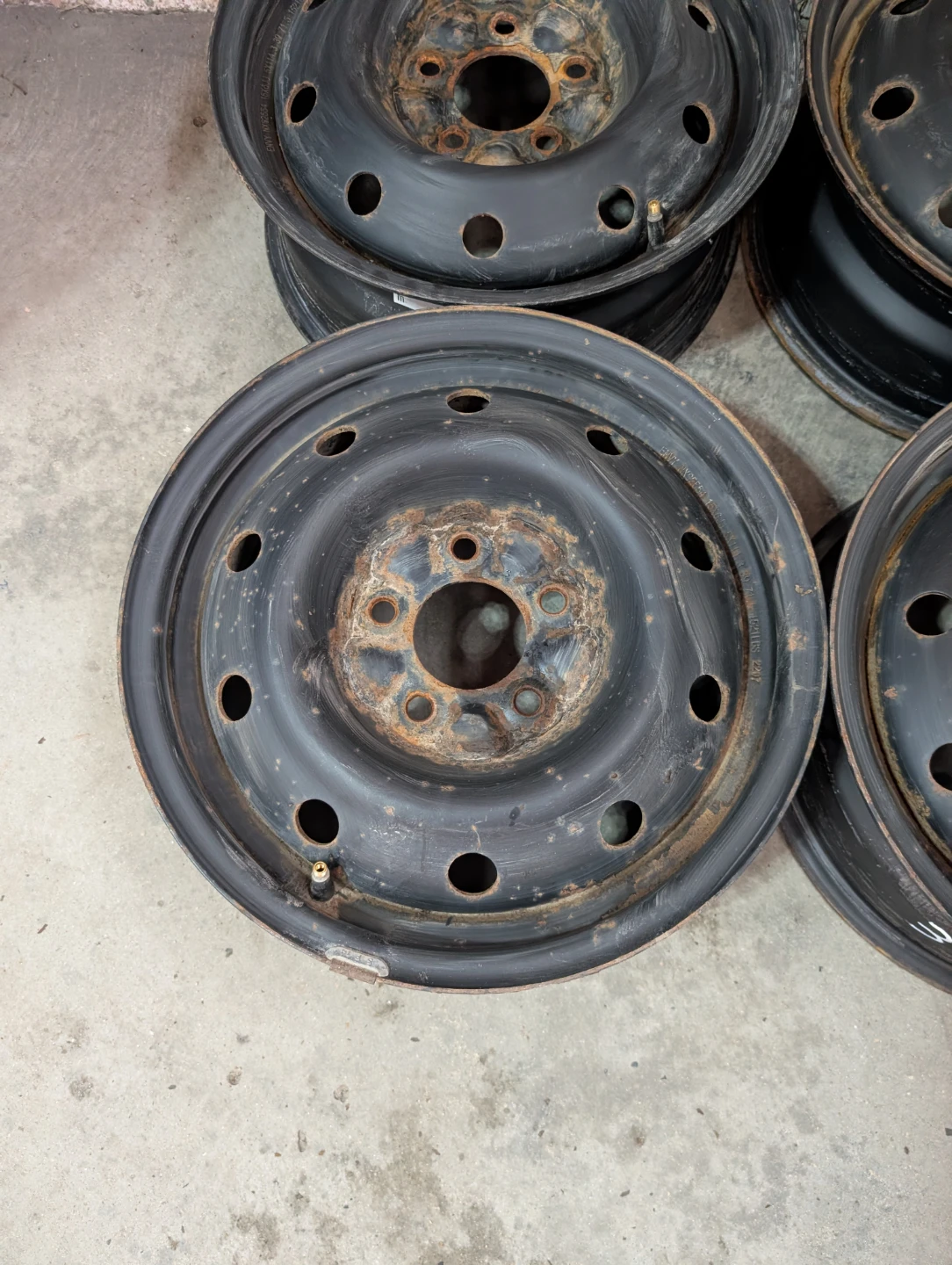 (4)-15 Inch Steel Rims 5x114.3 - photo 4