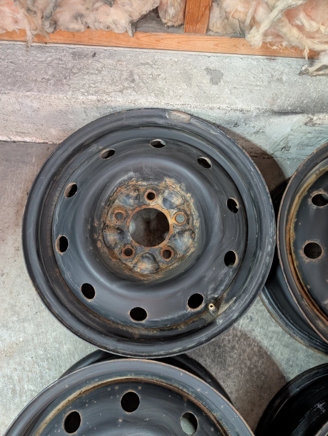(4)-15 Inch Steel Rims 5x114.3 - photo 5