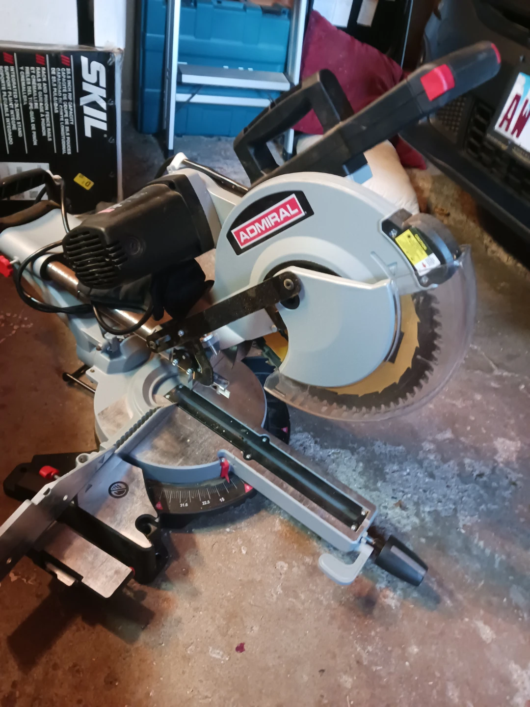 Admiral 12"Sliding Compound Miter Saw dual bevel
