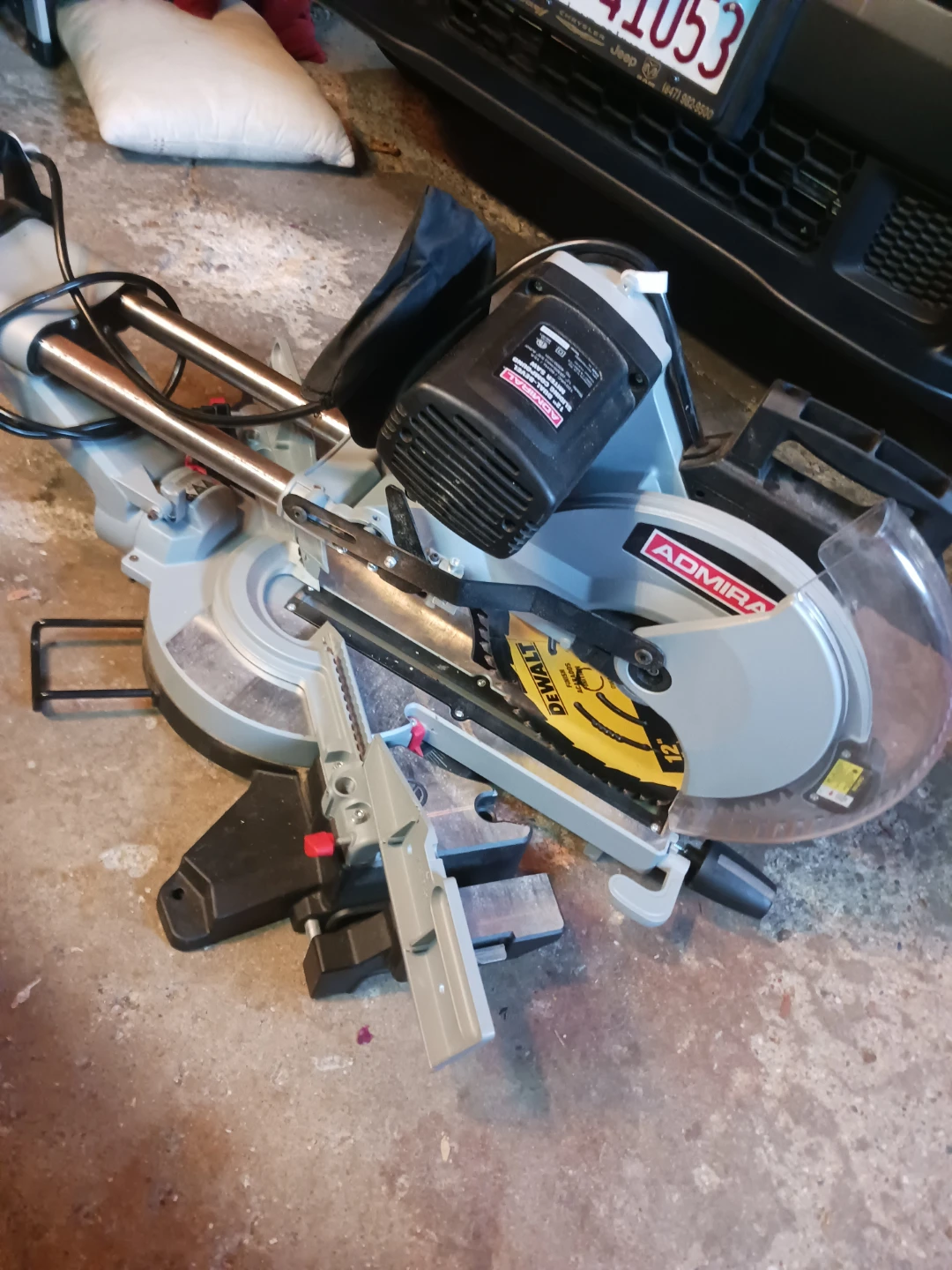 Admiral 12"Sliding Compound Miter Saw dual bevel - photo 3