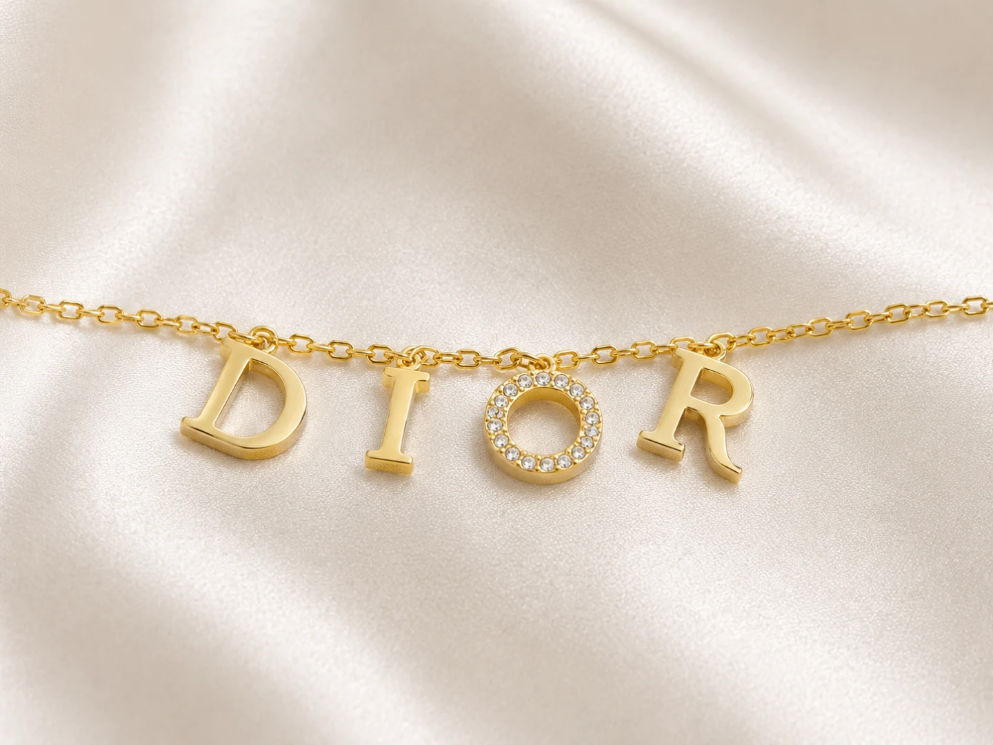 Alphabet Bracelet with Crystals - photo 2